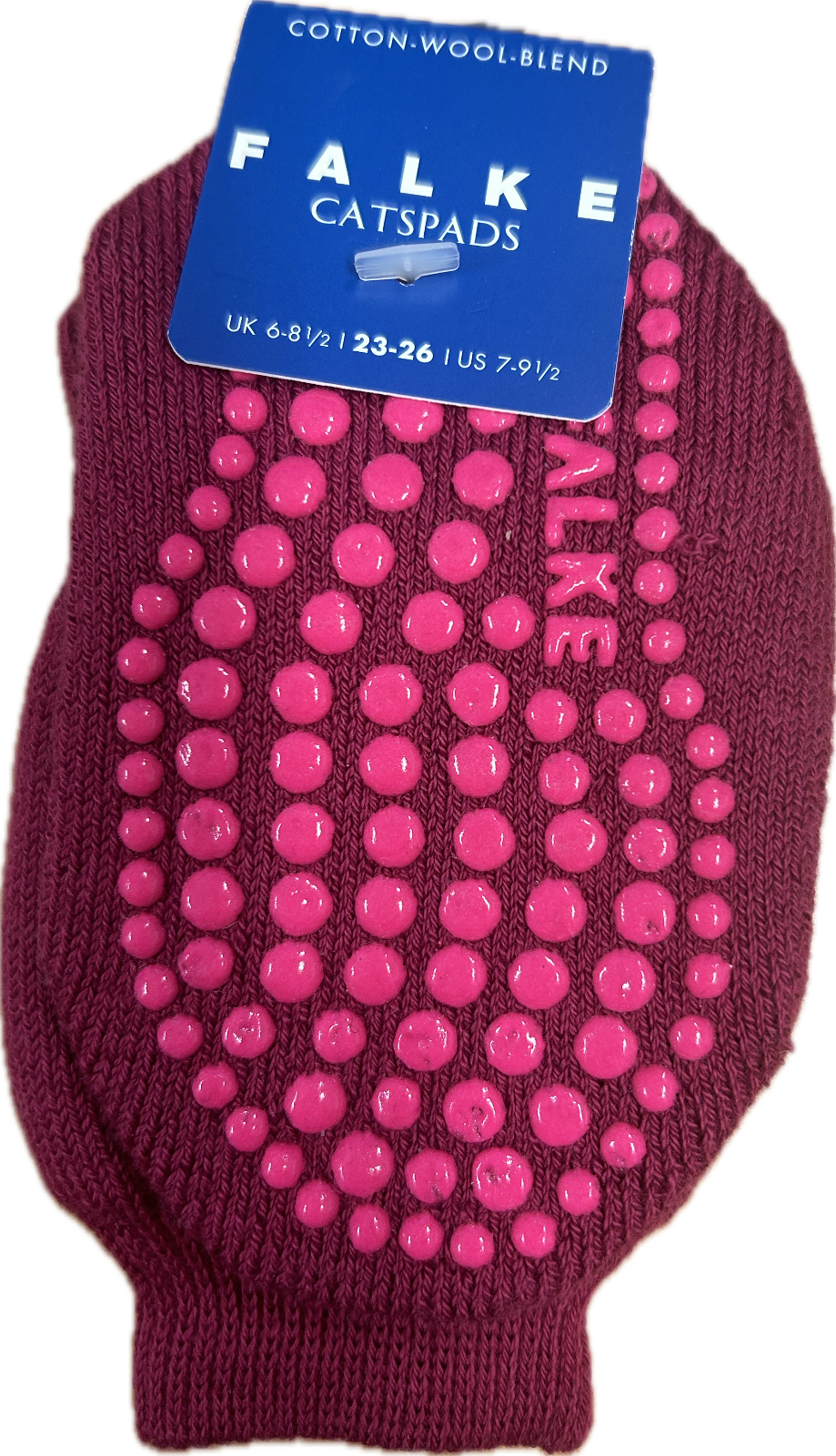 Falke Catspads Kinder Socken Gr. 23-26 weinrot