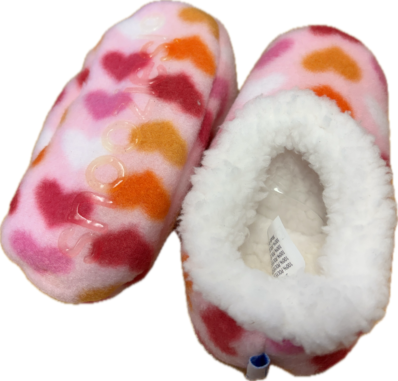 Baby Snoozies Baby Hausschuhe Baby Puschen Herzen M 3-6 Monate