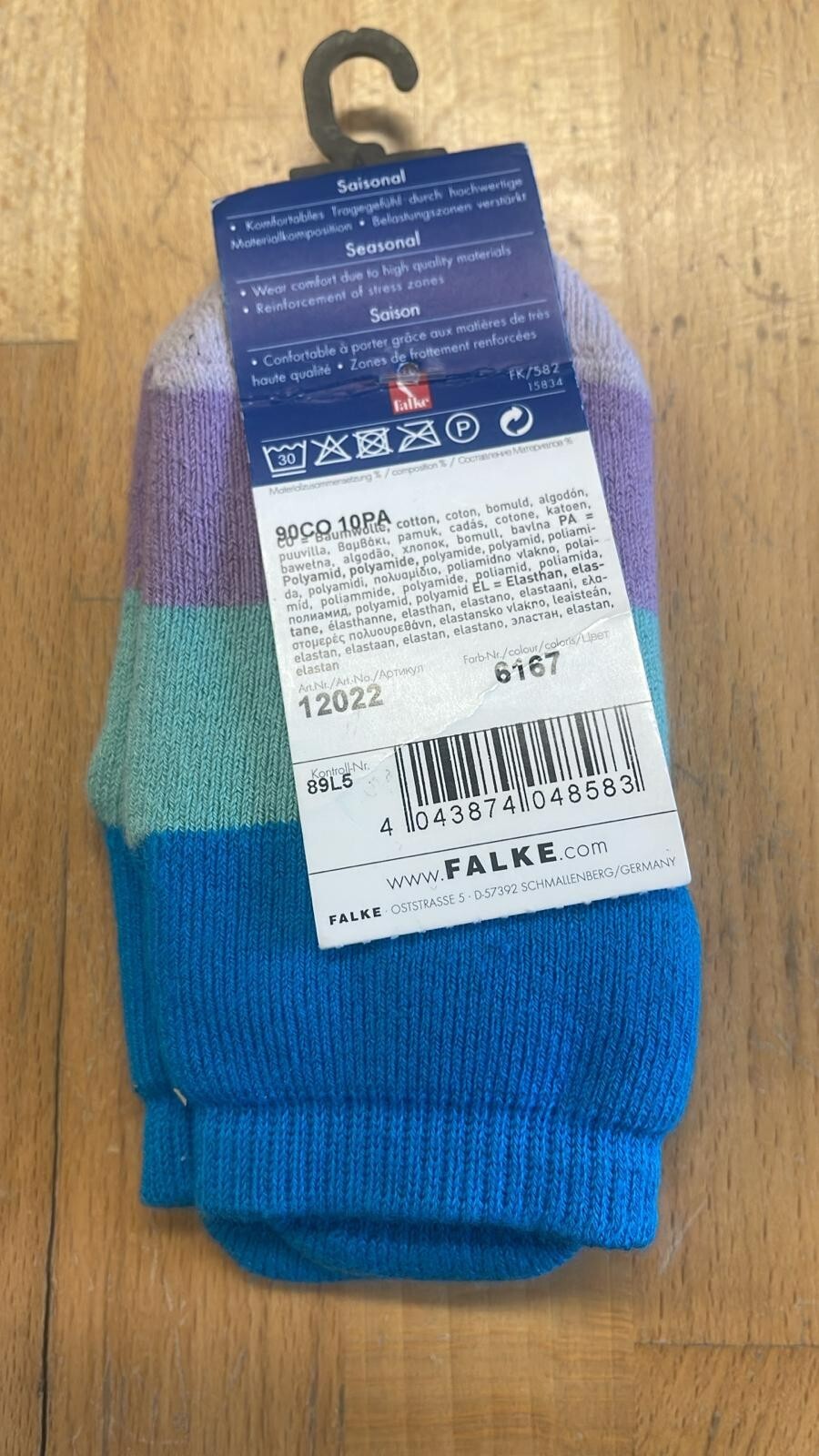 Falke Kinder Catspads in stylischem Tri Colour Gr. 19-22