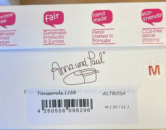 Anna und Paul Sandale Lauflernschuh Aus Leder - Taussends. 1288 - M 20 - 21