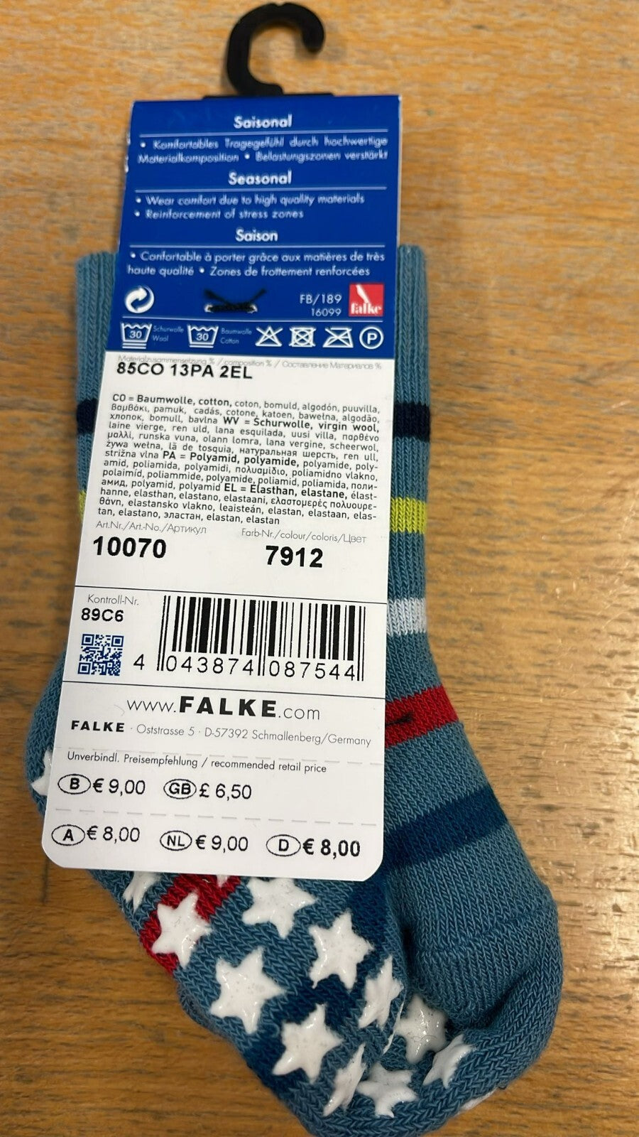 FALKE Baby Socken - Catspads - Antirutsch Socken - 62-68