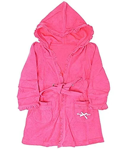 Louis & Louisa Kinder-Bademantel pink (116/122)