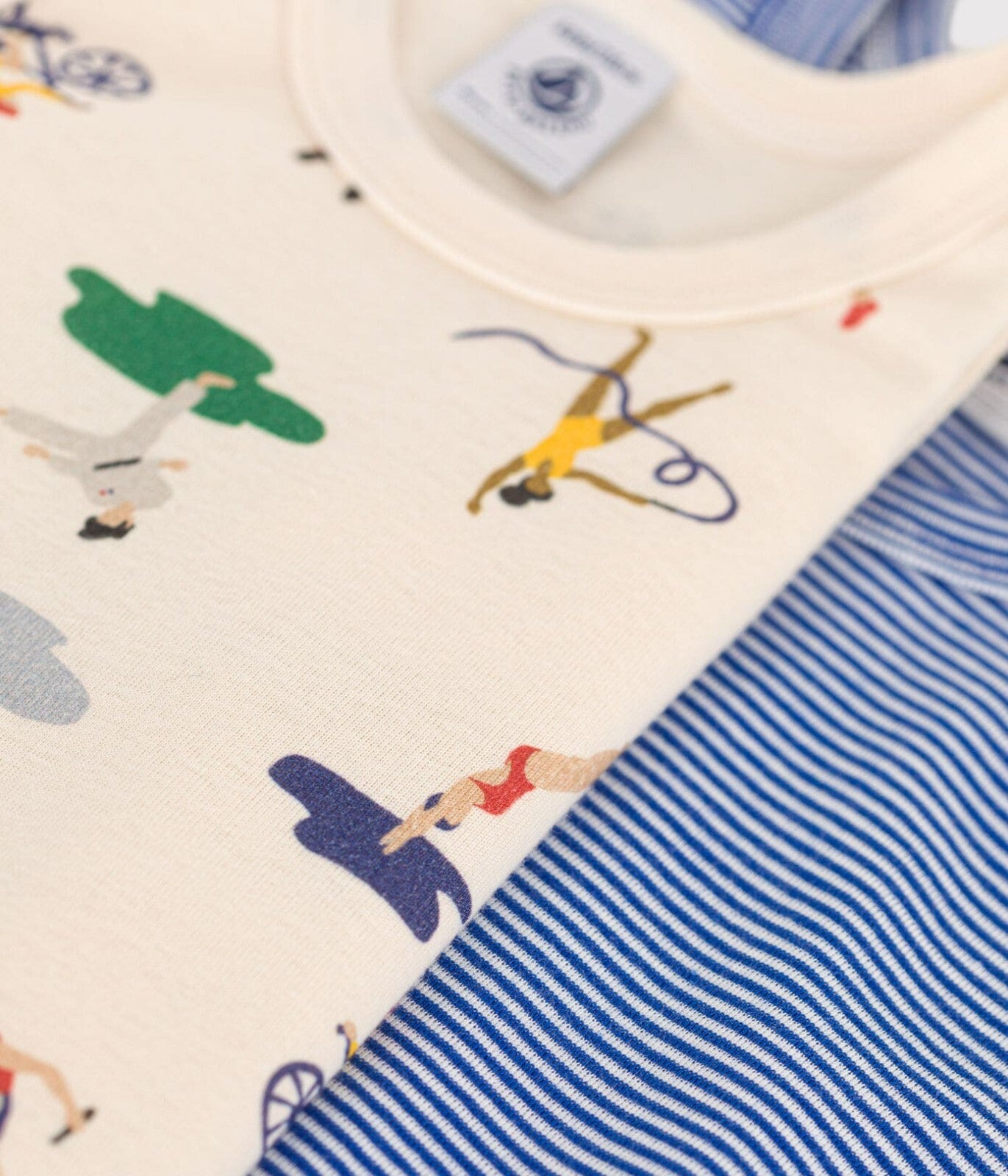 Petit Bateau 2er-Set Kinder-Unterhemden aus Baumwolle 140 cm