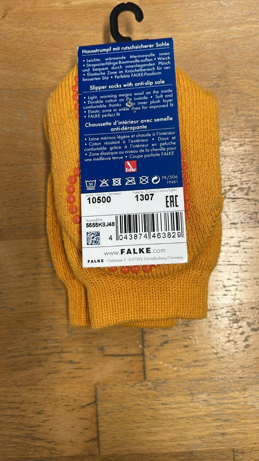 Falke Kinder Catspads in stylischem Orangeton Gr. 19-22