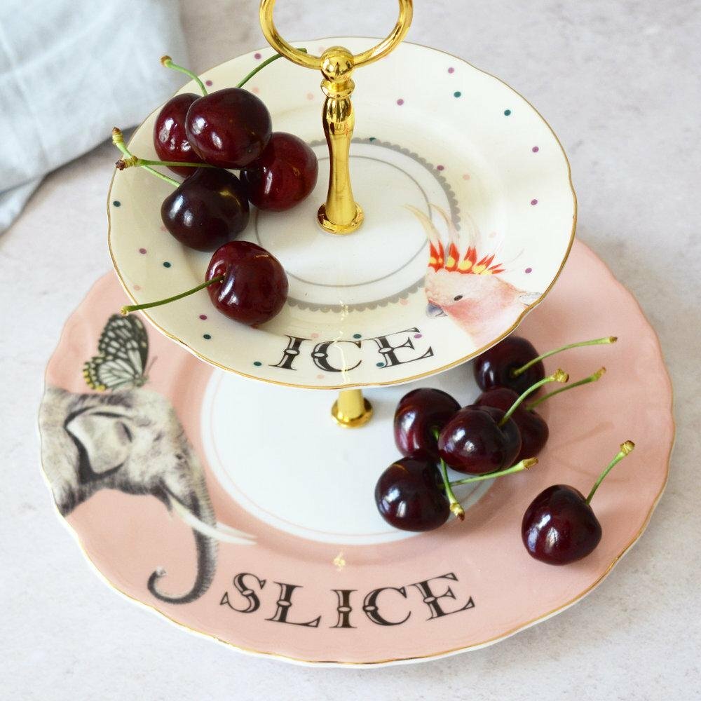 Kuchenständer mit zwei Etagen, Ice & Slice