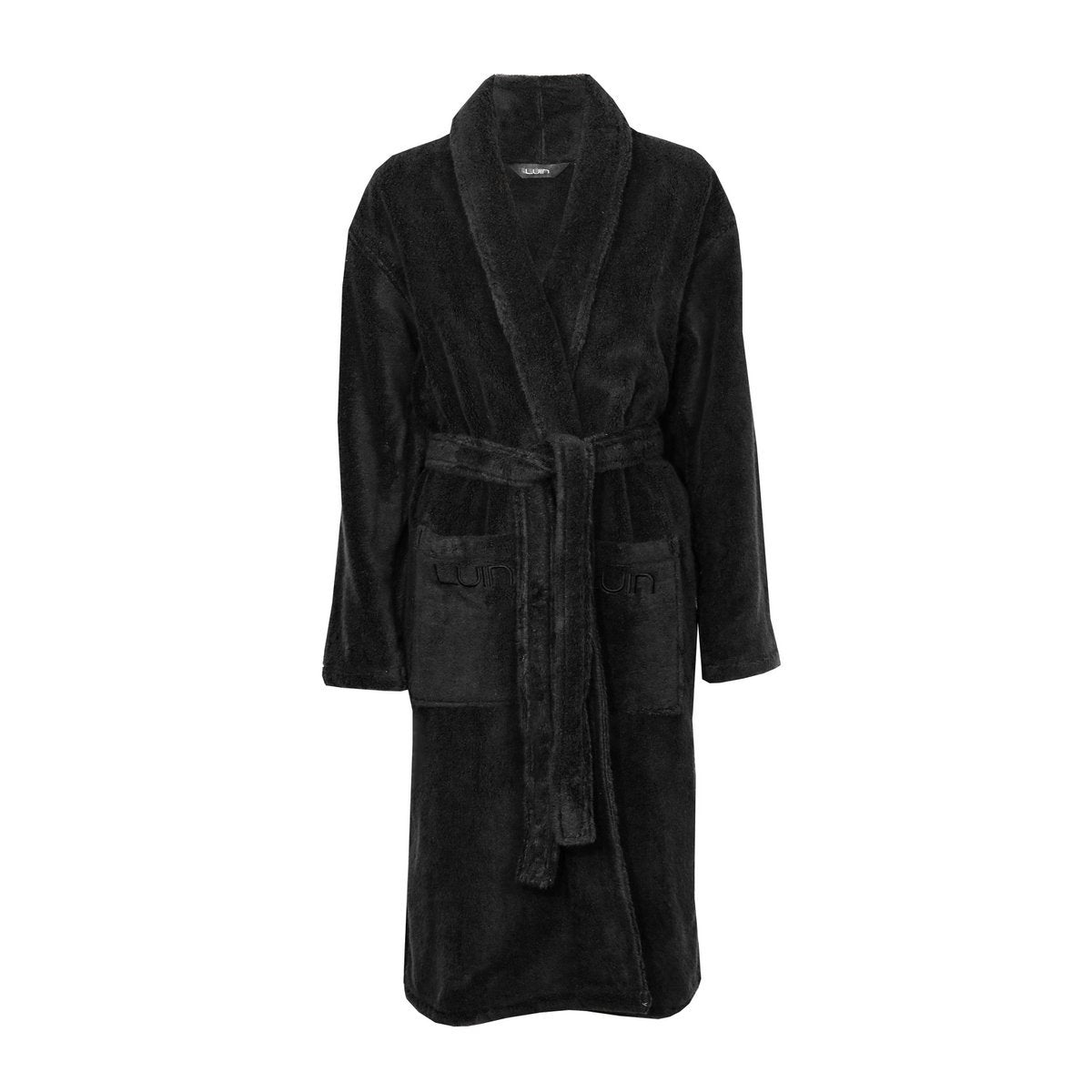 Wohlfühl Bademantel XL schwarz Extra weich extra flauschig
