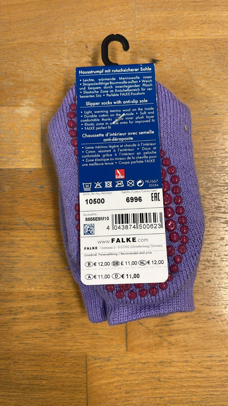 Falke Kinder Catspads in stylischem Lila Gr. 23-26