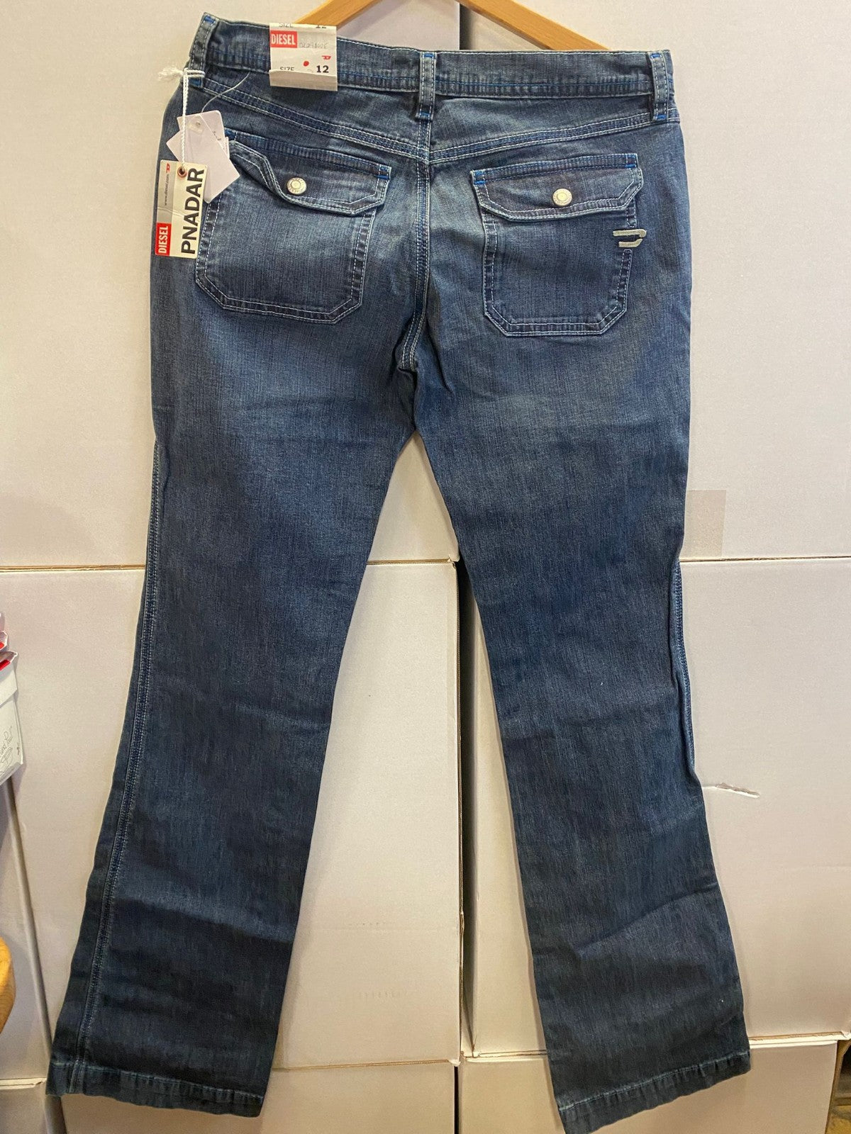 Diesel Jeans BOOTCUT leicht ausgestellt, Mädchen 12 Jahre Gr 152/158