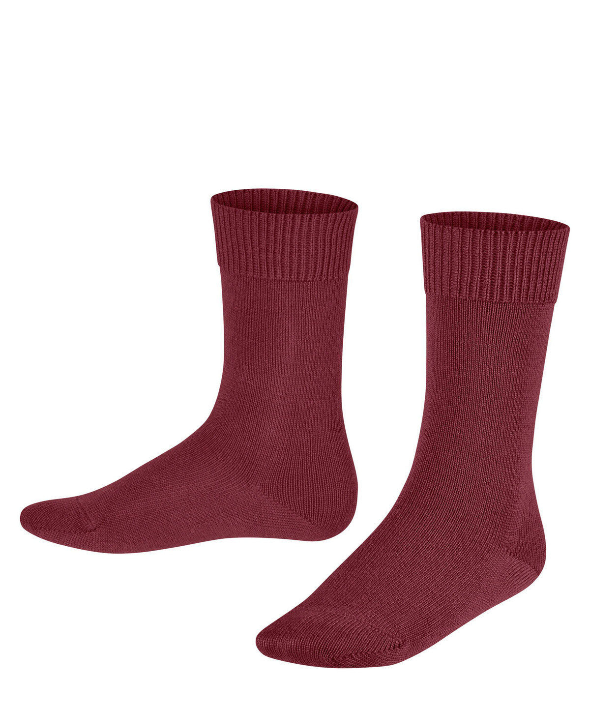 Falke Comfort Wool Kinder Socken 39-42 Wollsocken Weinrot