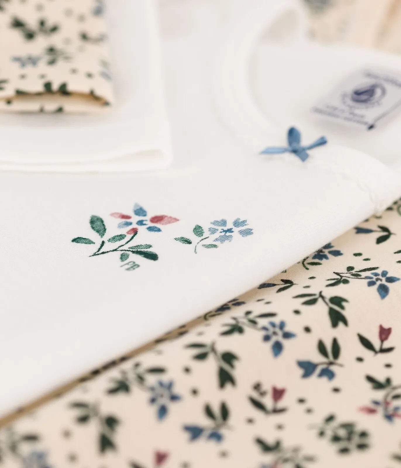 2er Set Petit Bateau Langärmelige T-Shirts, für Mädchen Kinder 5 Jahre 110 cm