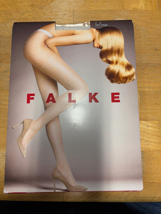 FALKE Damen Fein Netzstrumpfhose  S Light Beige