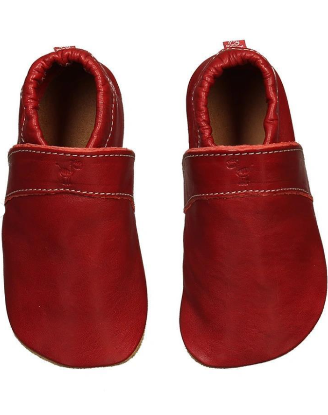 Anna und Paul Krabbelschuhe UNI in lipstick Grösse 18-19 Babyschuhe Kinderschuhe
