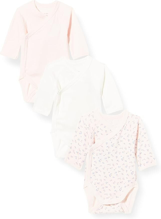 Petit Bateau Langarm Bodys 3er Set Baumwolle 6 Monate 67 cm