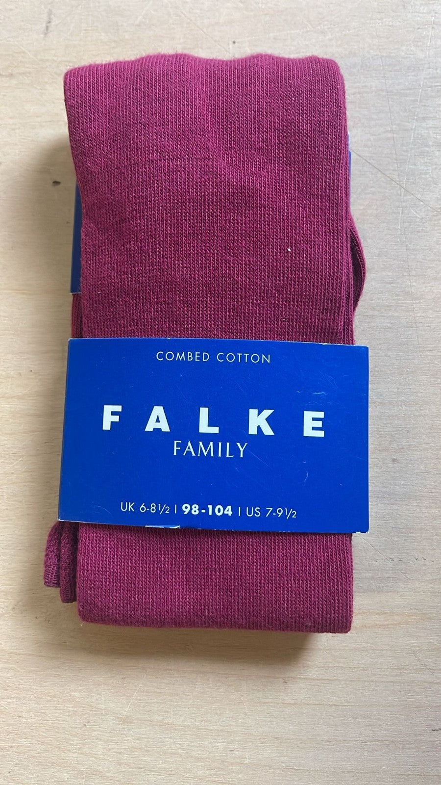 Falke  Family Strumpfhose Kinder 98-104 Wein Rot NEU