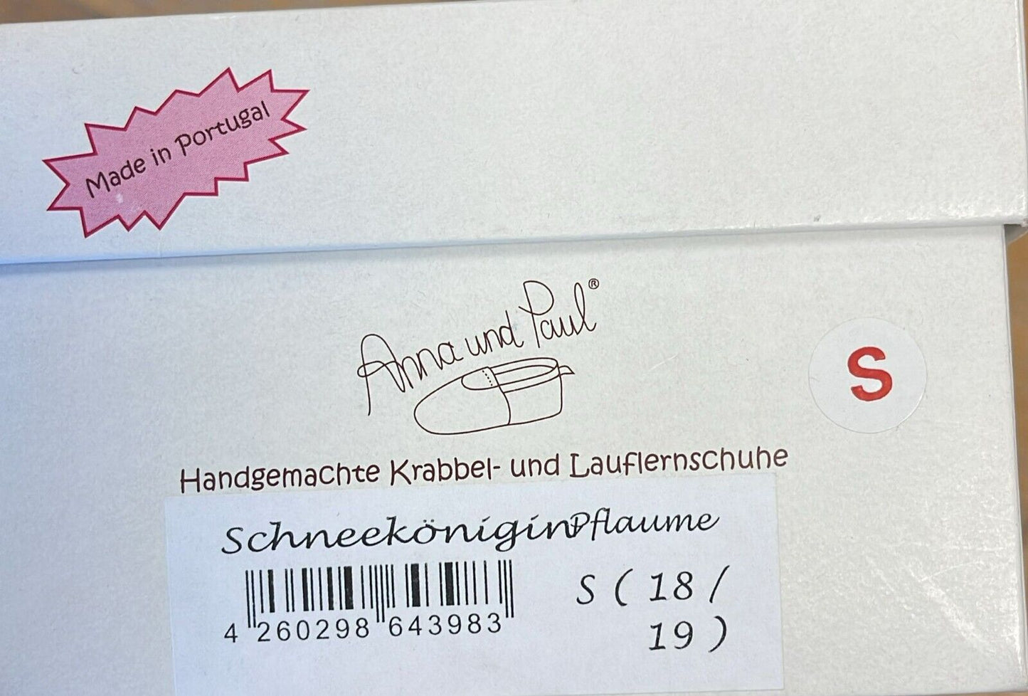 Anna und Paul Eskimo Rubinrot gefüttert Schneekönigen Pflaume S 18-19