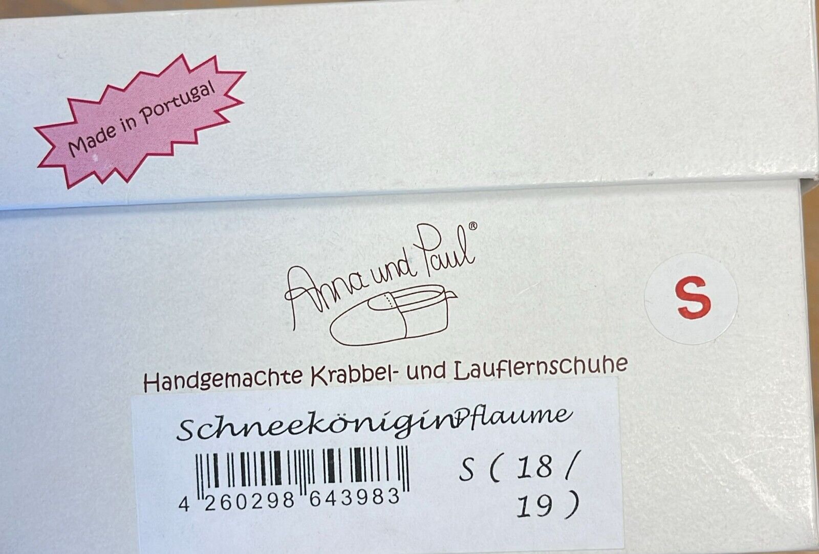 Anna und Paul Eskimo Rubinrot gefüttert Schneekönigen Pflaume S 18-19