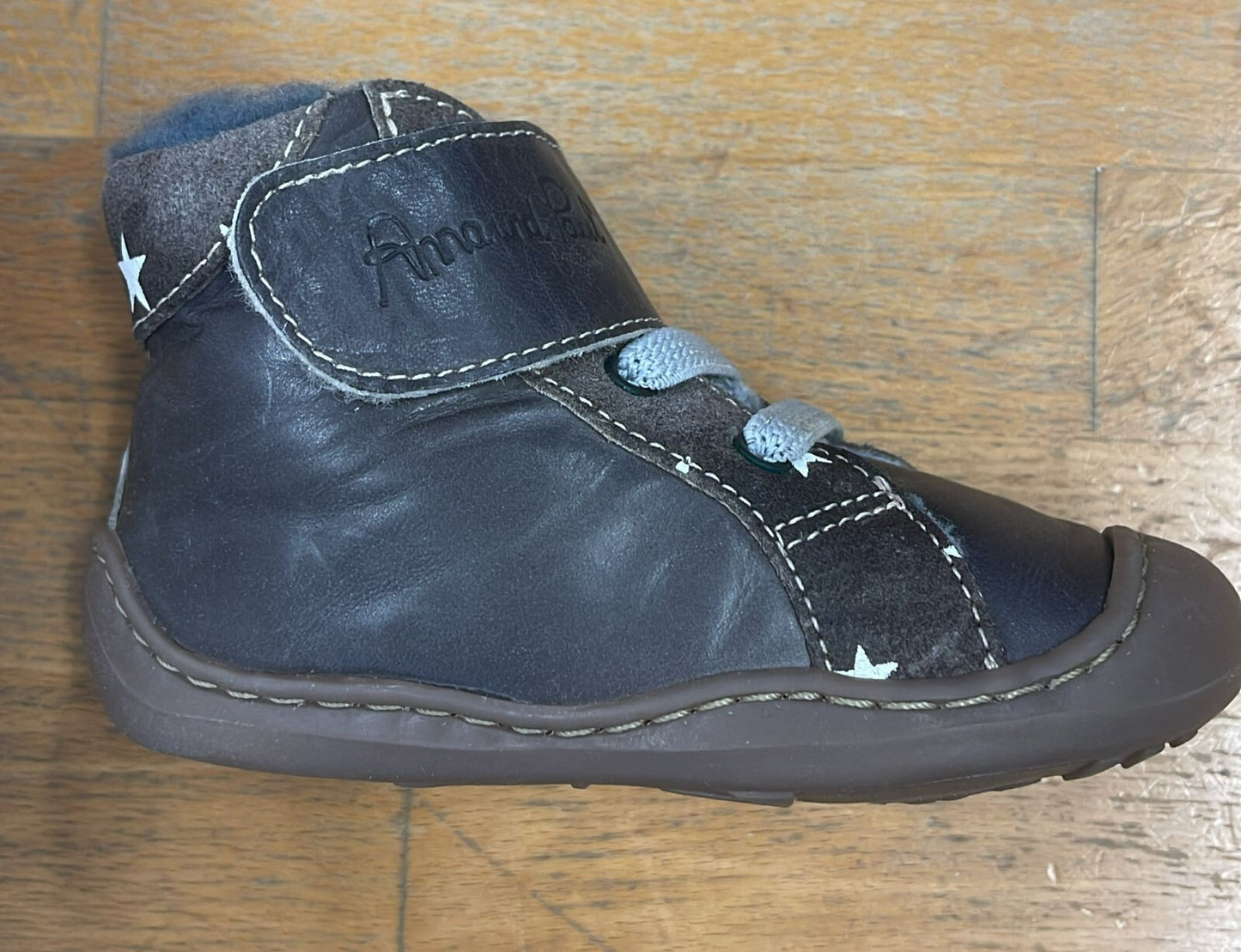 Anna und Paul Lederschuhe Kinderschuhe Niki Marine 22