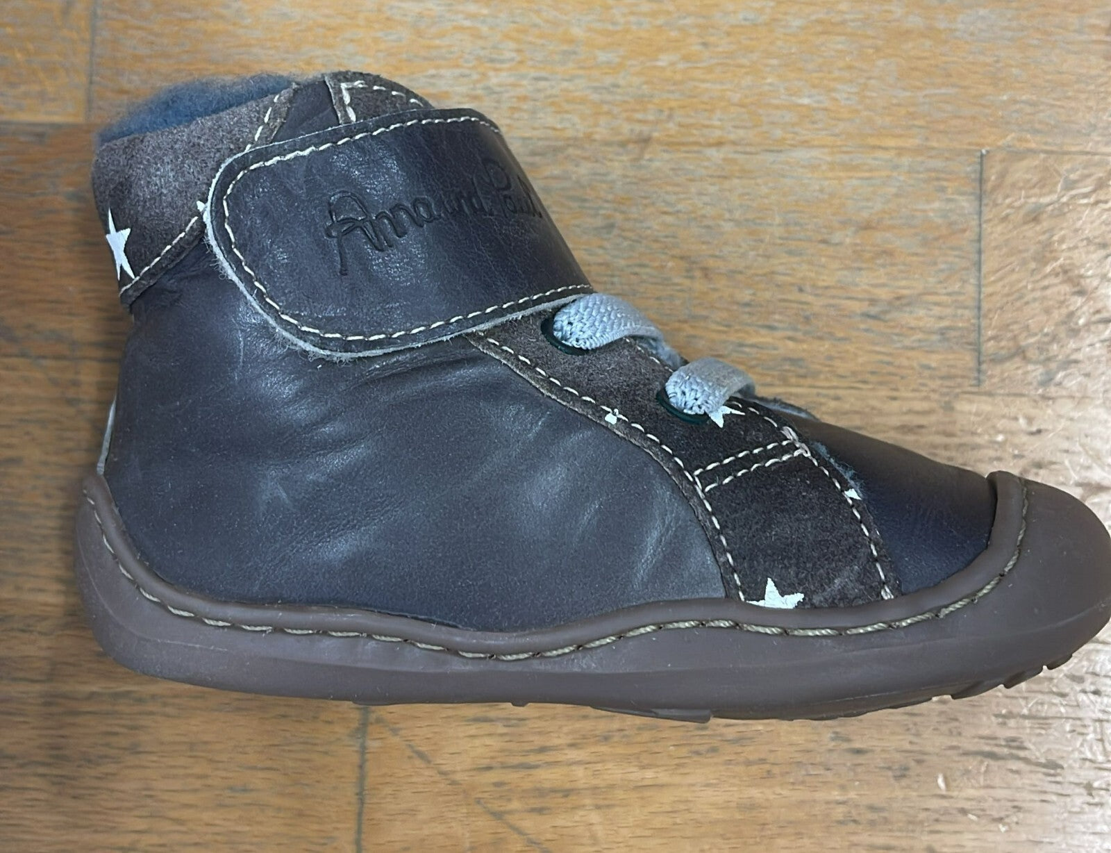 Anna und Paul Lederschuhe Kinderschuhe Niki Marine 22