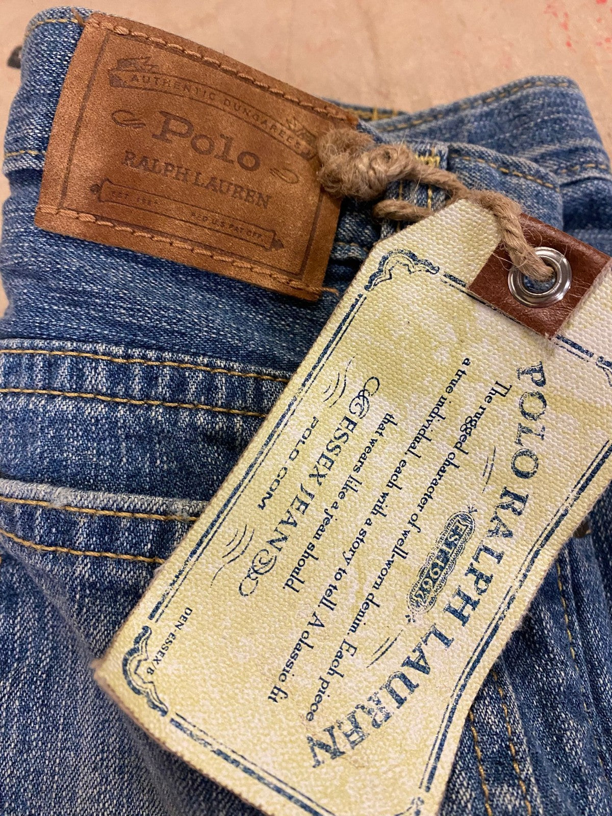 Polo Ralph Lauren Mädchen BOOTCUT Jeans weit geschnitten Gr. 109 - 116 Neu