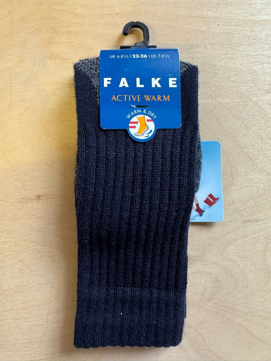 FALKE Active Warm Wintersocken Kinder 23-26 marine Socken