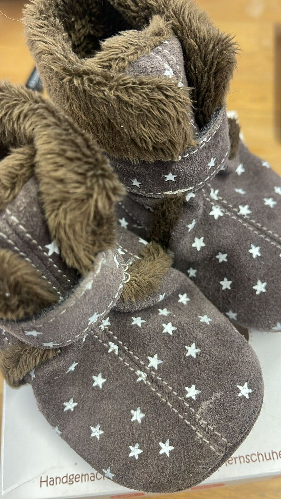 Anna und Paul Lauflernschuhe gefüttert Lamfell Eskimo CR.CINZA M 20-21
