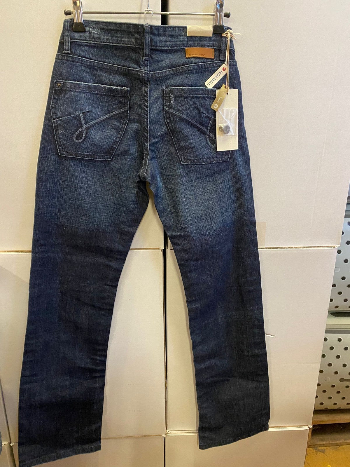 Eddie Pen Jeans mit Stretch  Mädchen 158 Straight Leg Neu mit Etikett
