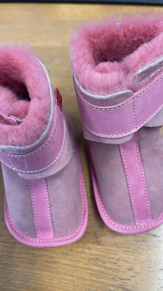 Anna und Paul Frosty Rosa Krabbelschuh Gefüttert S 18-19