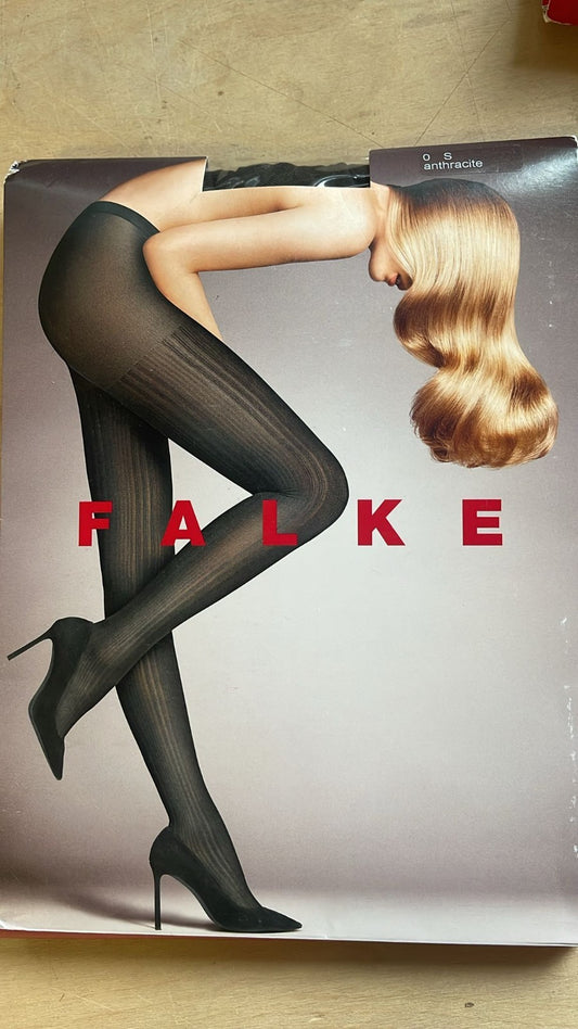 FALKE Damen Strumpfhose Prime Rip 60 DEN Anthrazit S