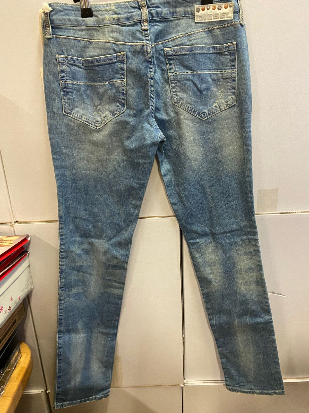 Diesel Jeans 16 Jahre Mädchen Straight Leg, schmal geschnitten