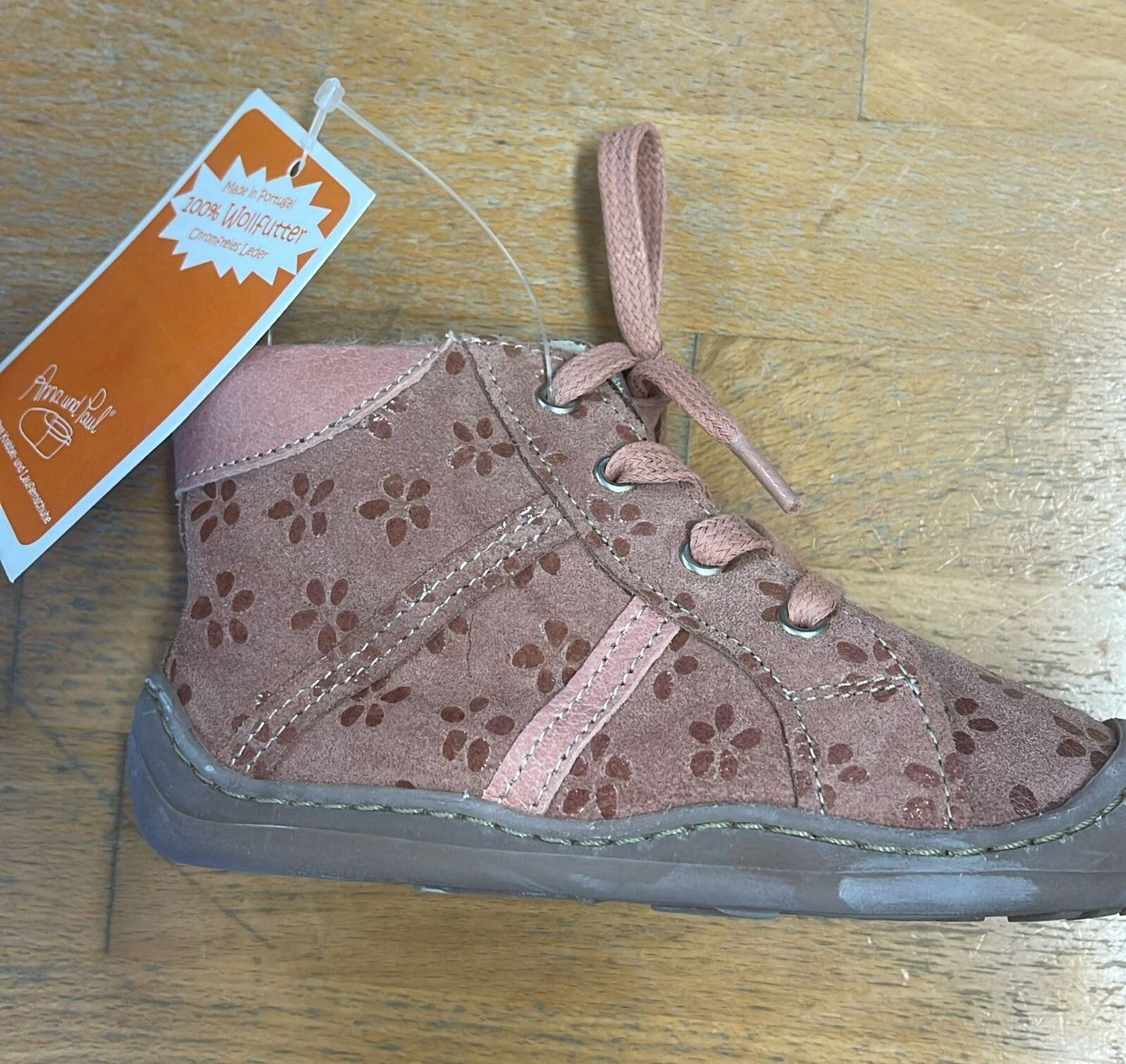 Anna und Paul Krabbelschuhe Outdoor Aus Leder - Mika 8019 - 24 Wild Flow