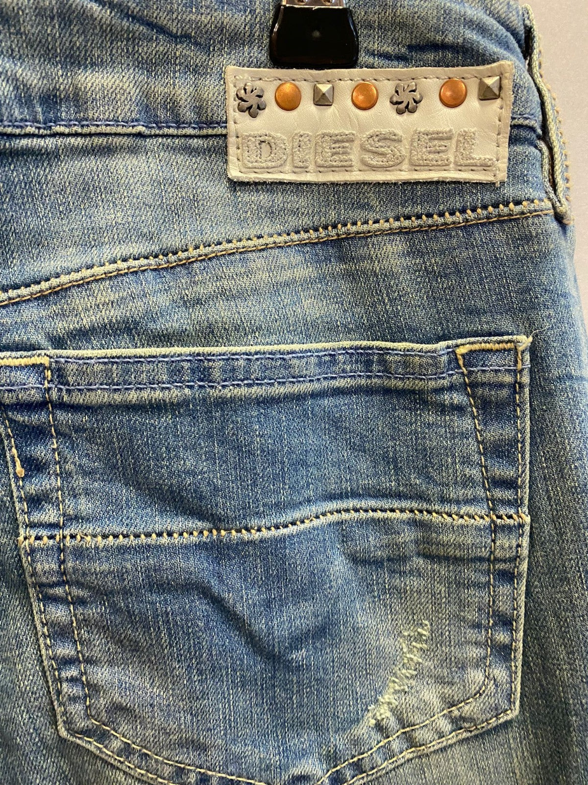 Diesel Jeans 16 Jahre Mädchen Straight Leg, schmal geschnitten