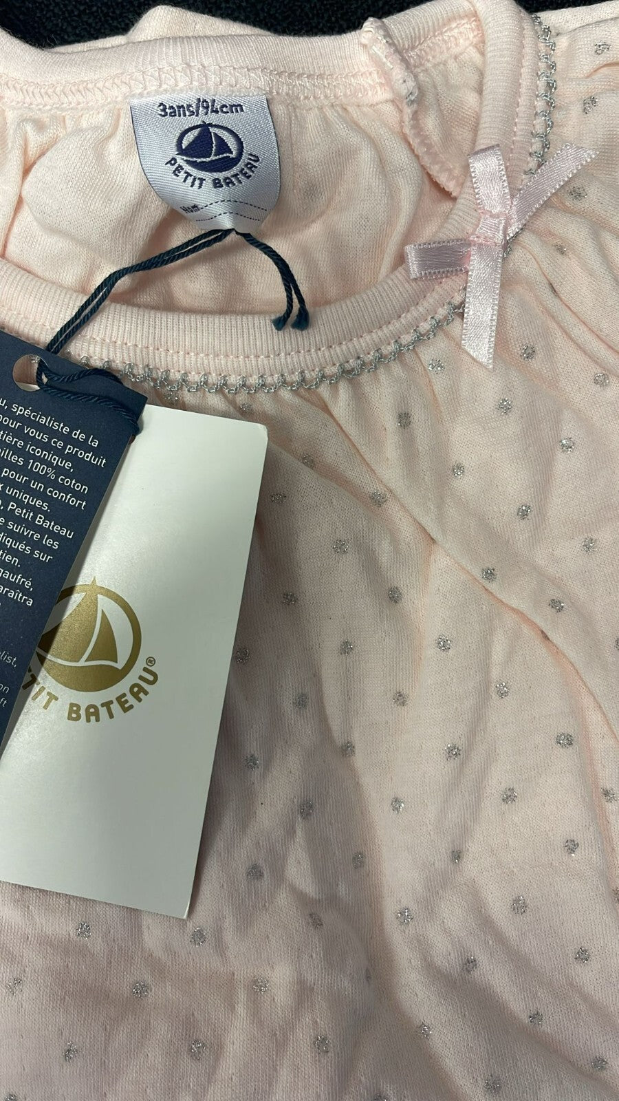 Petit Bateau Mädchen Nachthemd 94 cm Neu