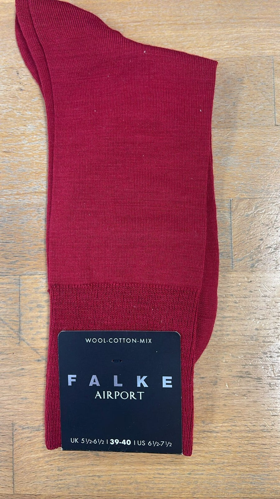 FALKE Airport Herren Socken - Rost Rot - 39-40