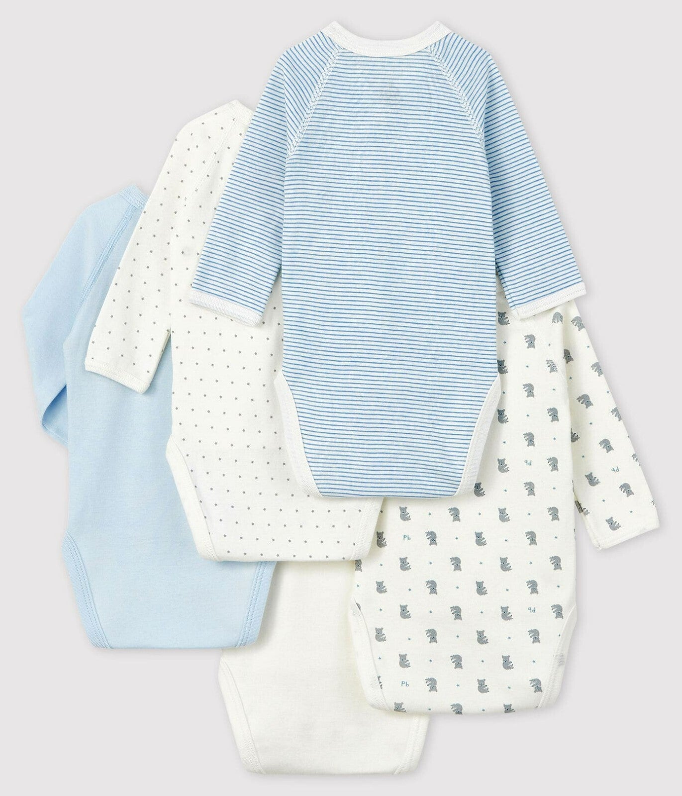 Petit Bateau Body Set 5stk BIO-Baumwolle G46  47 cm