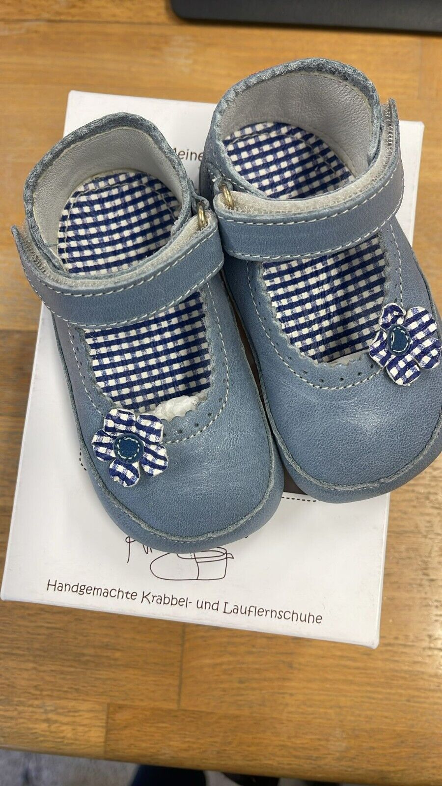 Anna und Paul Lauflernschuhe Krabbelschuhe Ballerina Klettverschluss 21 - 22 NEU