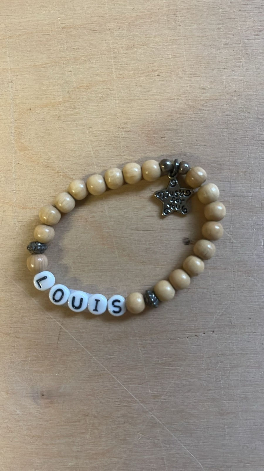 Namens Armband Holz Name Louis Neu