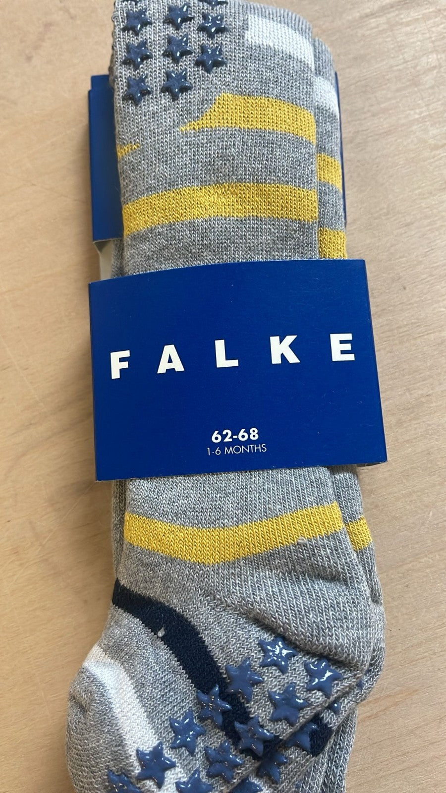 Falke Baby Kinder Strumpfhose Blau 62-68 NEU Stopper Noppen, Antirutsch