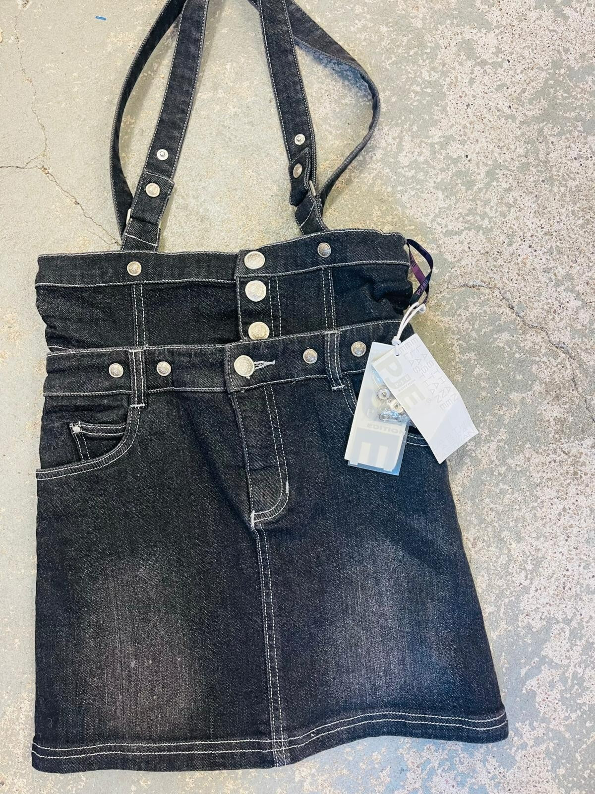 PJE Jeans Rock mit Trägern 152 Neu mit Etikett