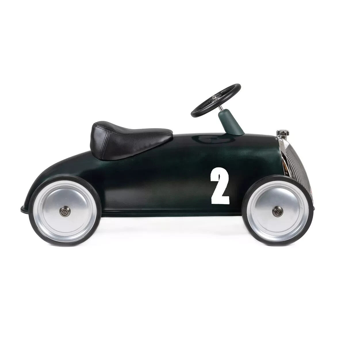 Rutschauto Baghera Flitzer Metal Kinder Laufauto mit Gummireifen 90cm Schwarz
