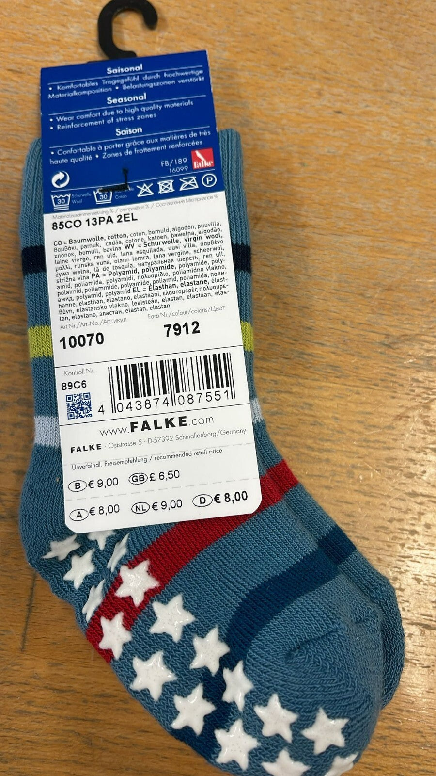 FALKE Baby Socken - Catspads - Antirutsch Socken - 74-80