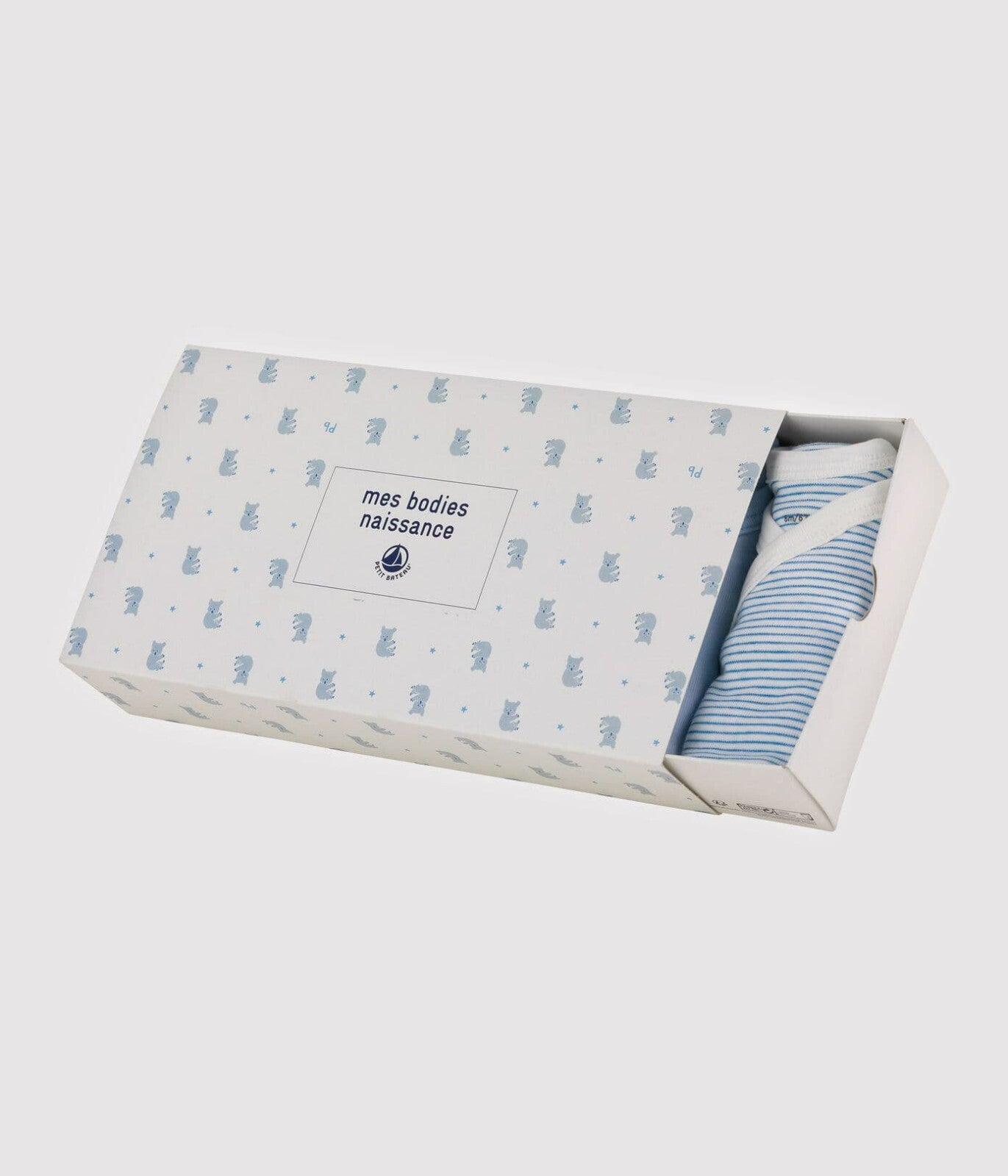 Petit Bateau Body Set 5stk BIO-Baumwolle G46  47 cm