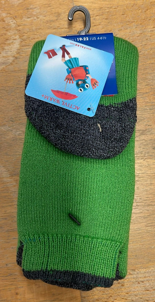 FALKE Active Warm Wintersocken Kinder 19-22 Grün