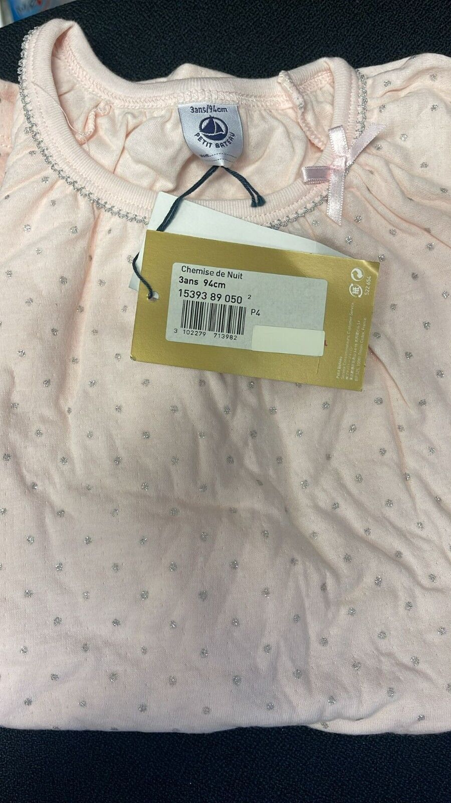 Petit Bateau Mädchen Nachthemd 94 cm Neu