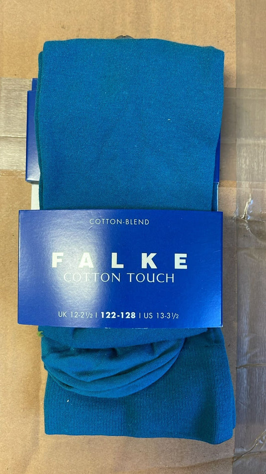 Falke Cotton Touch Kinder Strumpfhose 122-128 Blau