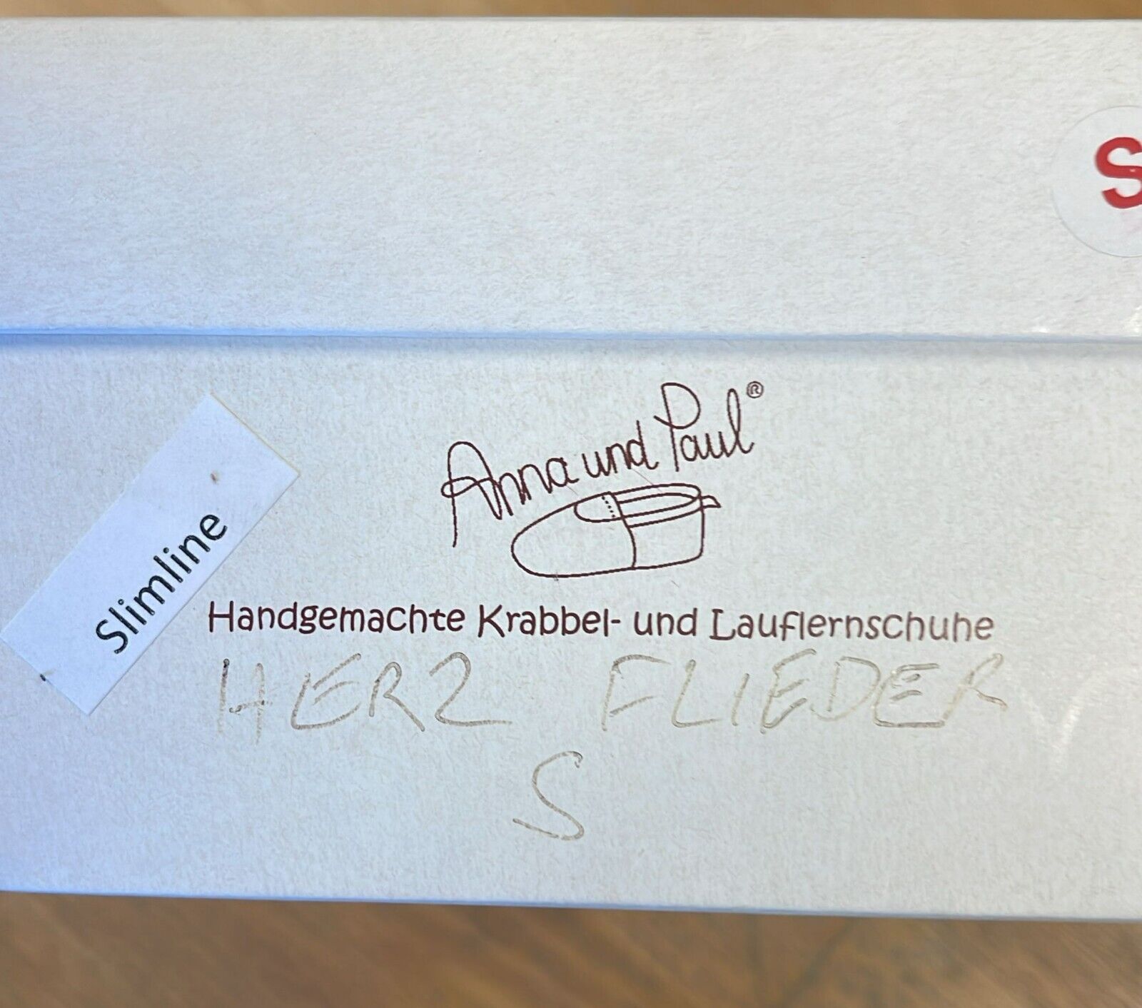 Anna und Paul Lauflernschuhe Krabbelschuhe  Herzen  Flieder 18-19 NEU