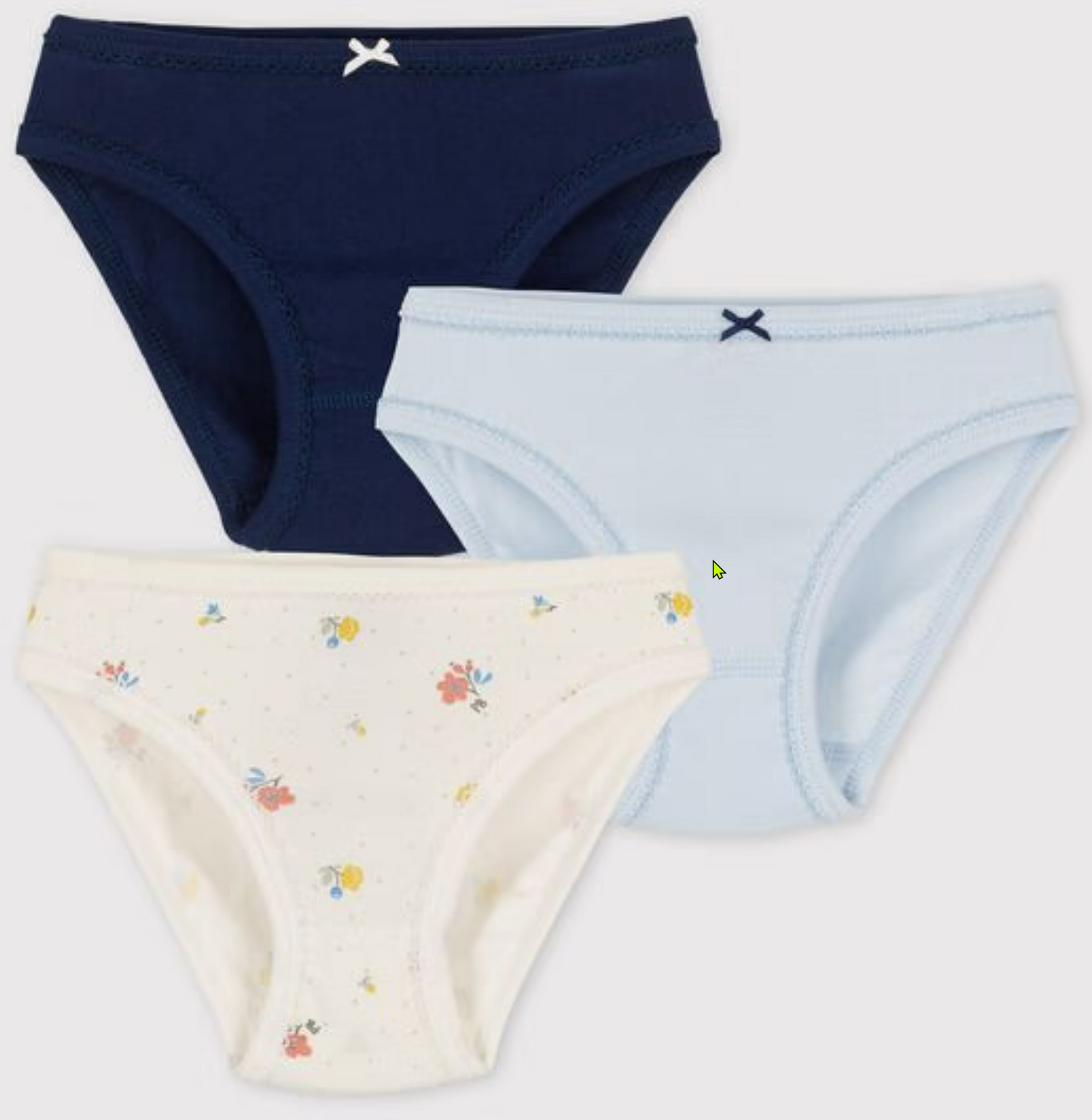 Petit Bateau 3er Set Unterhosen Neu 128, 8 Jahre  Neu OVP