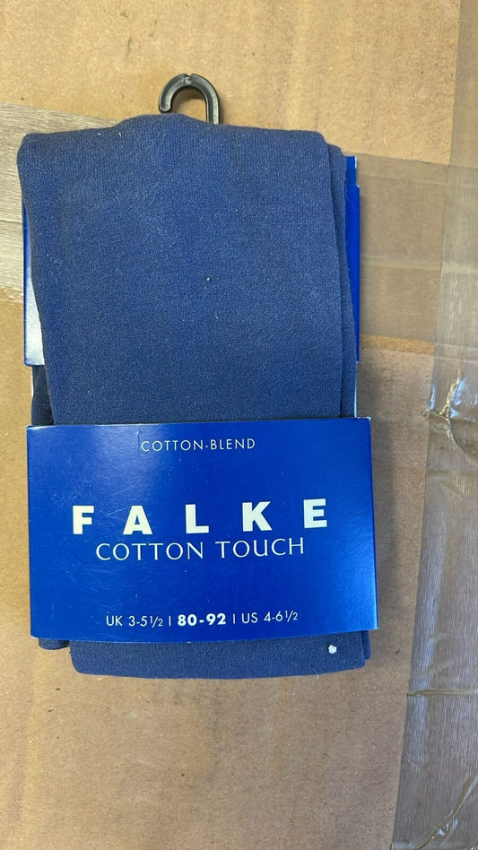 Falke Cotton Touch Kinder Strumpfhose 80-92 Blau