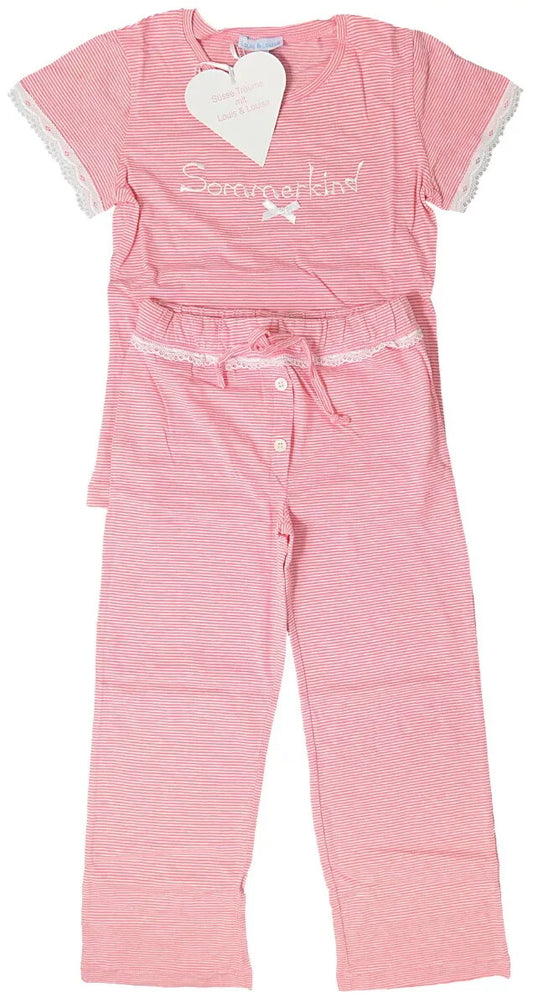 Louis & Louisa Pyjama Schlafanzug 92-98 NEU mit Etikett Ringel Kurzarm