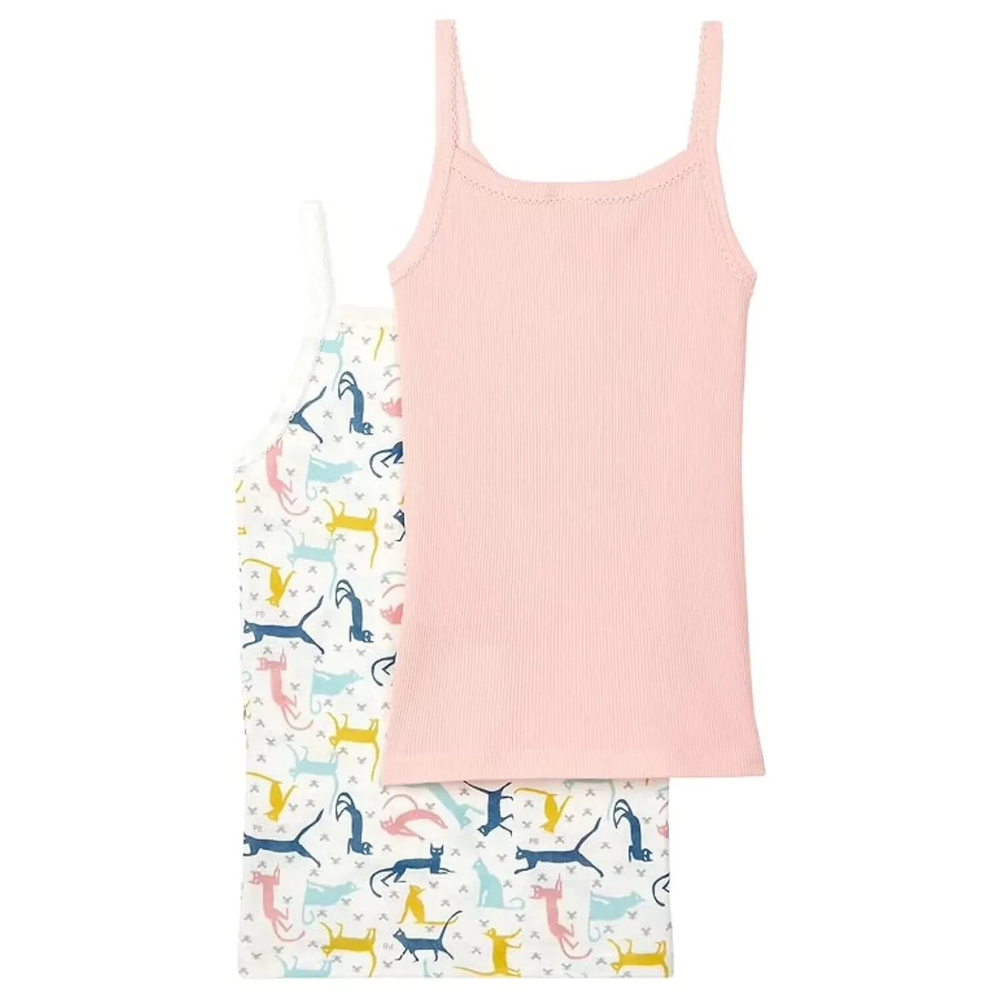 Petit Bateau Spagettiträger T-Shirts, Farbe Farbmix, Größe 5 Jahre - 110cm