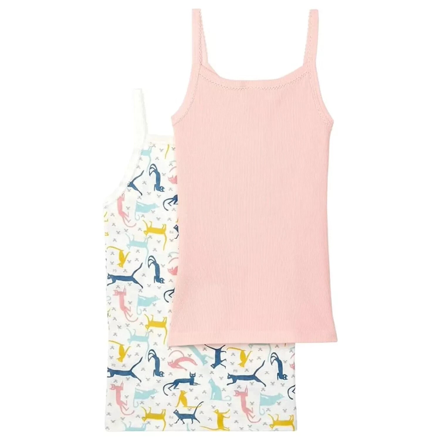 Petit Bateau Spagettiträger T-Shirts, Farbe Farbmix, Größe 5 Jahre - 110cm